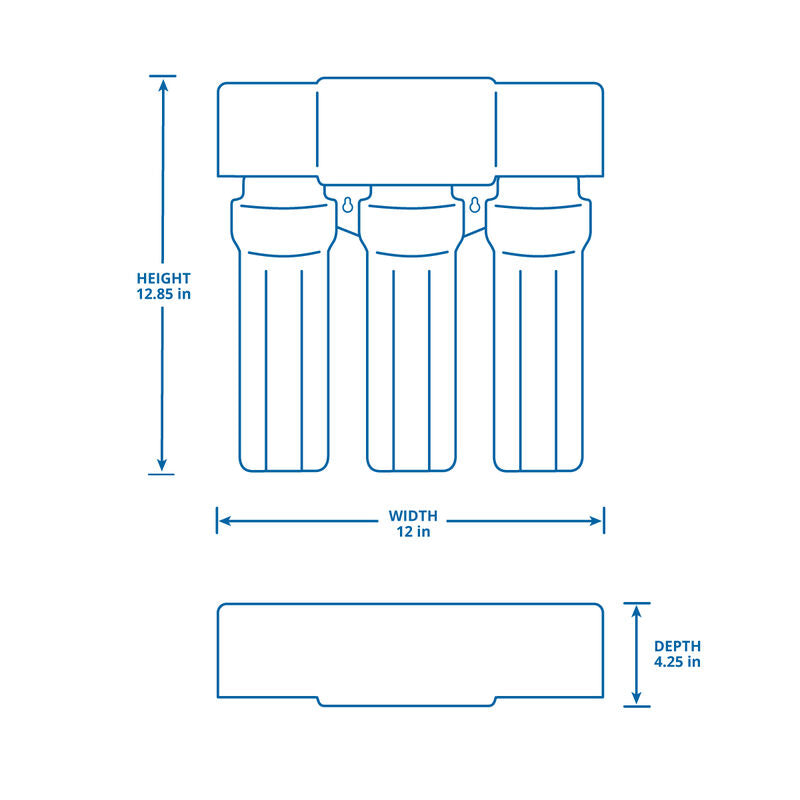 Filtru Apă sub Chiuvetă Aquasana AQ-5300+ MaxFlow