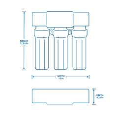 Filtru Apă sub Chiuvetă Aquasana AQ-5300+ MaxFlow
