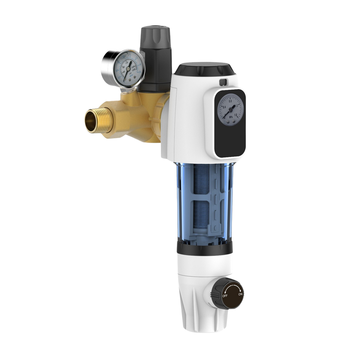 Filtru cu Autocurățire S-CLEAN PLV, 40 microni, 3mc/h, regulator de presiune